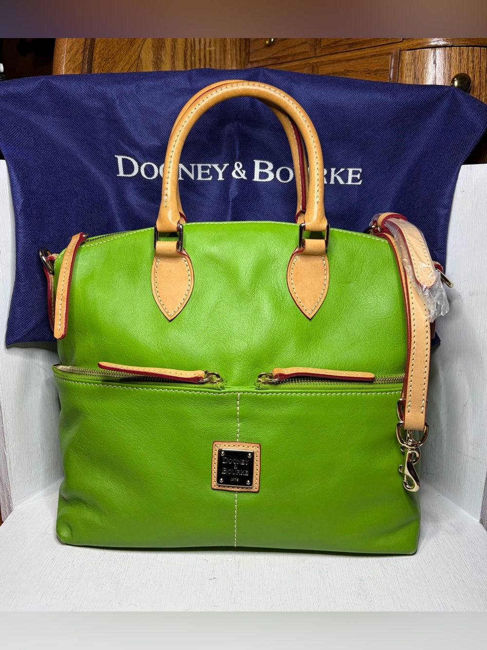 Dooney & Bourke Pocket Satchel - Grass